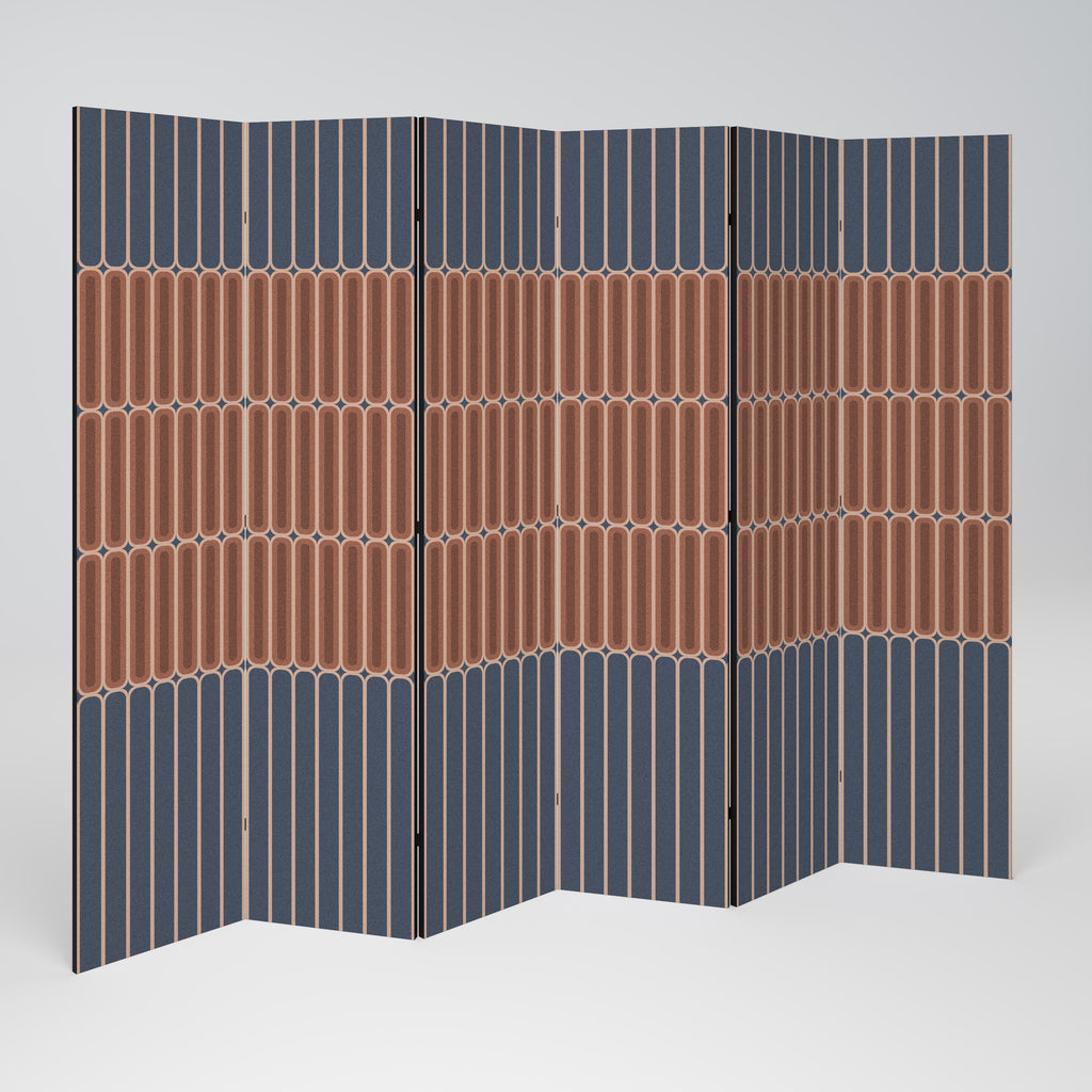 Biombo decorativo de 6 paneles HYPNOTIC GATE