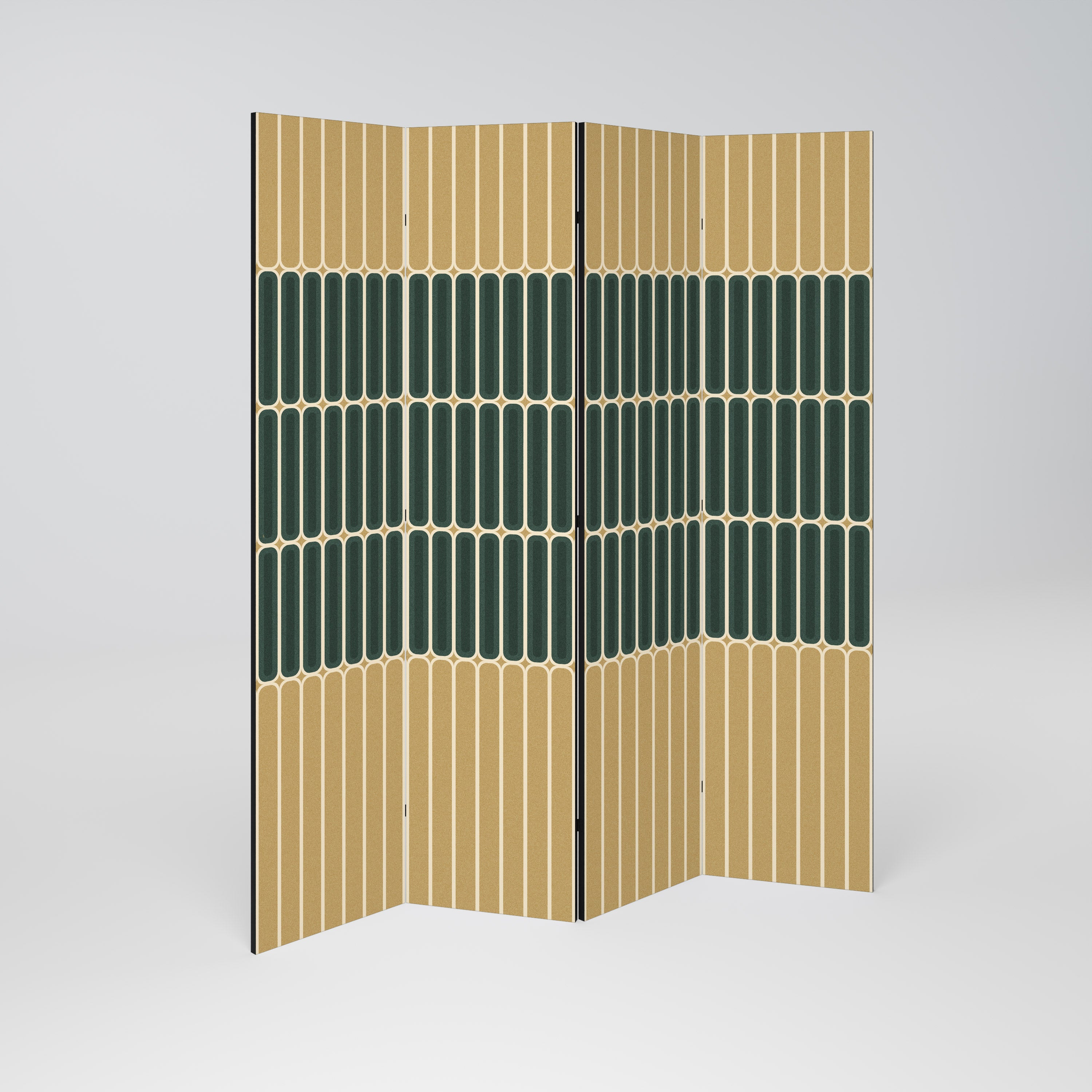 Biombo decorativo de 4 paneles ILUSION GATE
