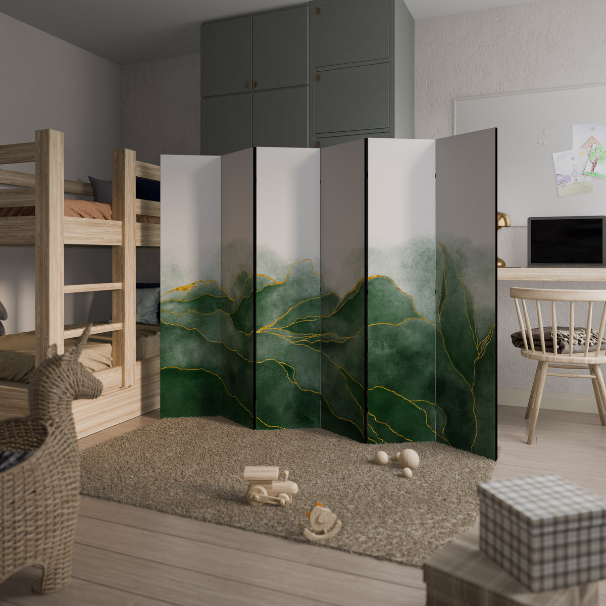 EXPENSIVE NATURE 6-Panel Room Divider