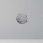 MUTED ARC Estante Redondo Decorativo en Efecto Roble