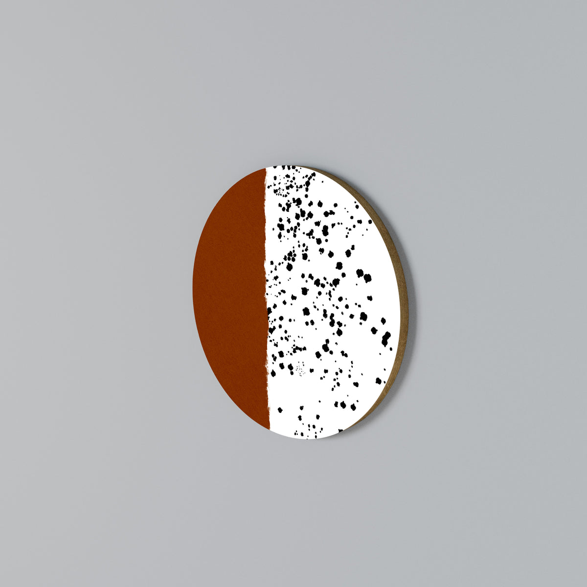 EXTRAORDINARY DUALISM Arte de pared redondo