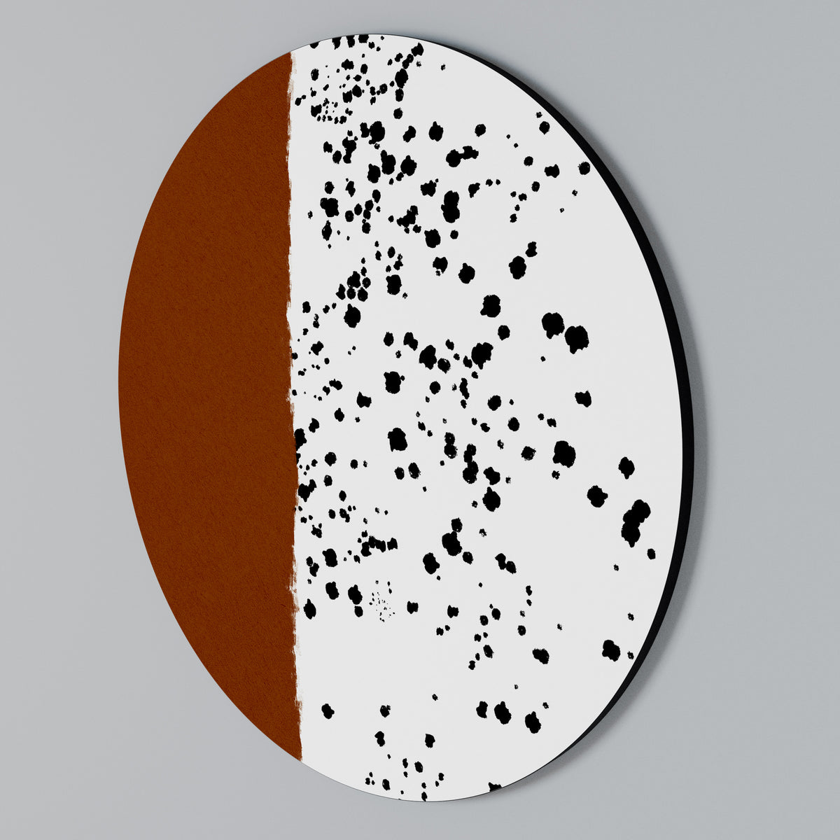 EXTRAORDINARY DUALISM Arte de pared redondo