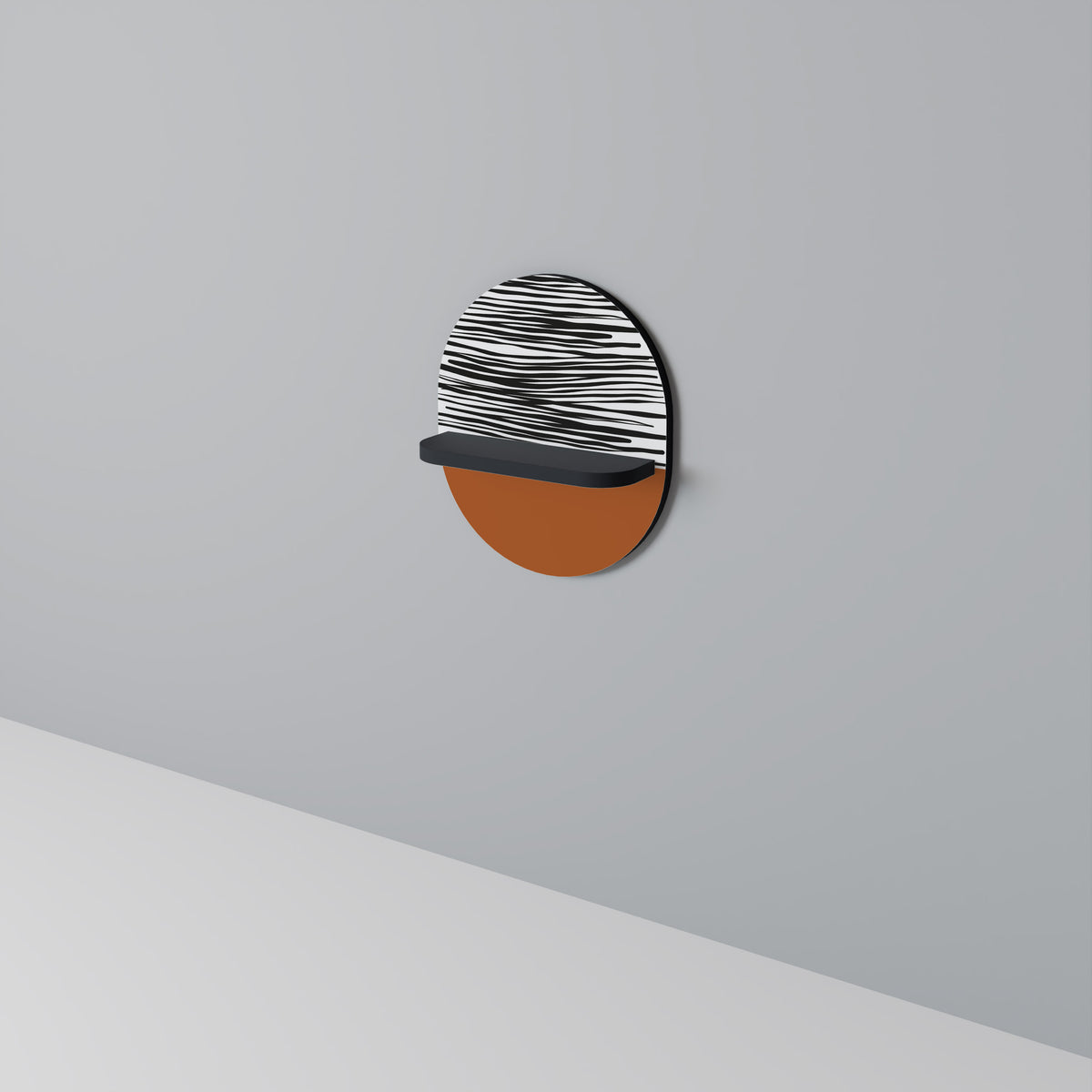 RADIANT ZEBRA Art Shelf