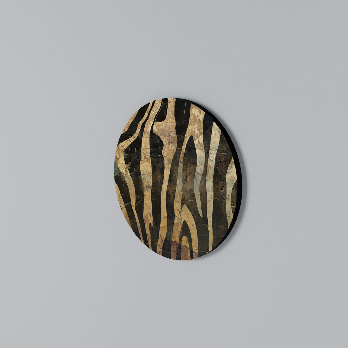 RUSTIC DANCE Arte de pared redondo
