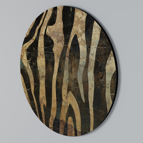 RUSTIC DANCE Arte de pared redondo