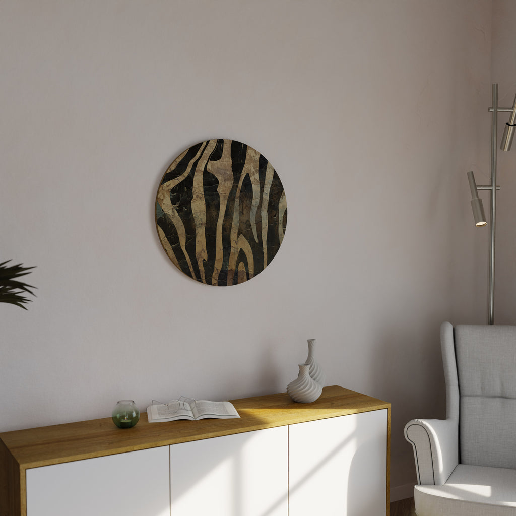 RUSTIC DANCE Round Wall Art