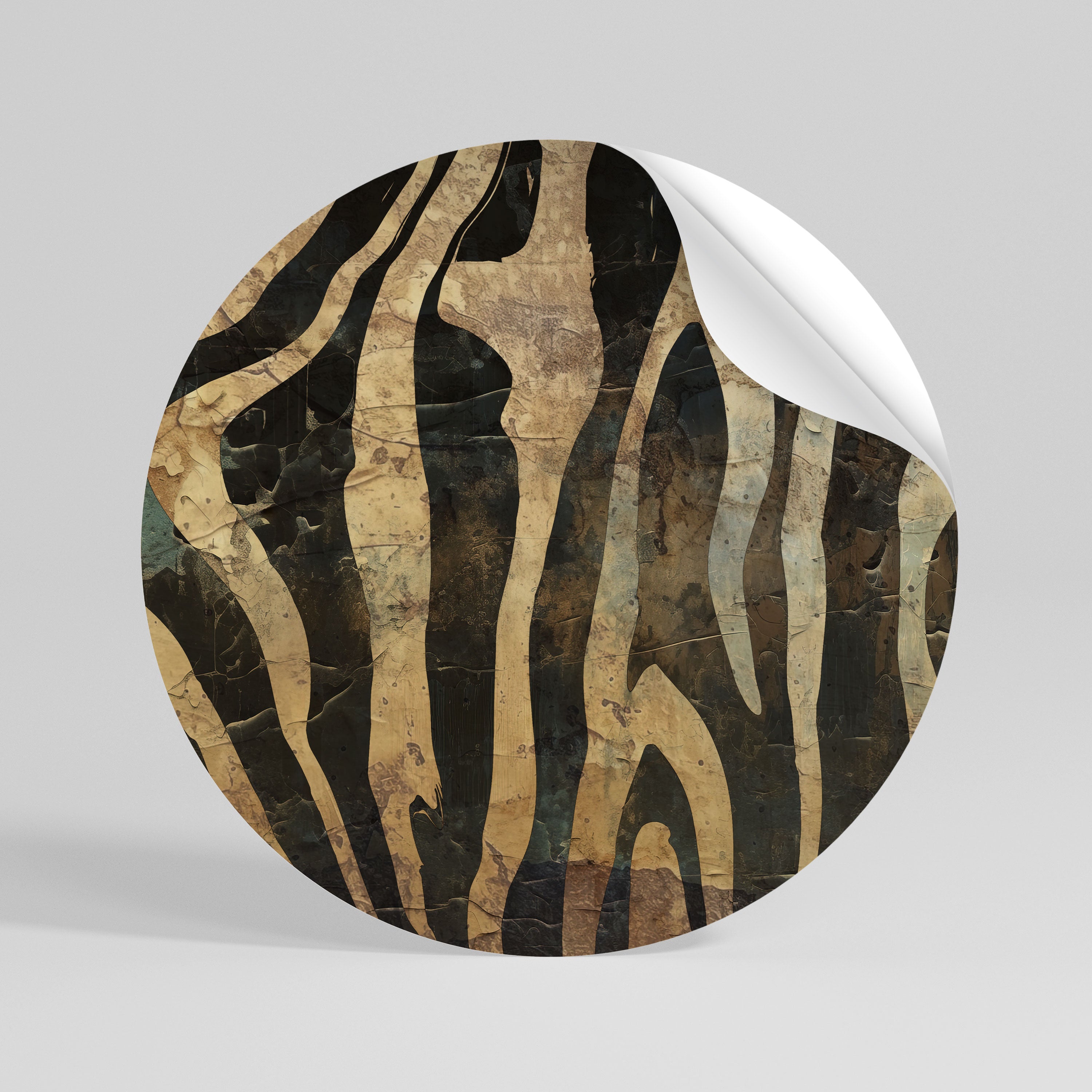 RUSTIC DANCE Vinilo adhesivo redondo