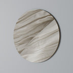 SERENE FOLDS Round Wall Art