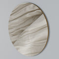 SERENE FOLDS Arte de pared redondo