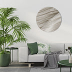 SERENE FOLDS Round Wall Art