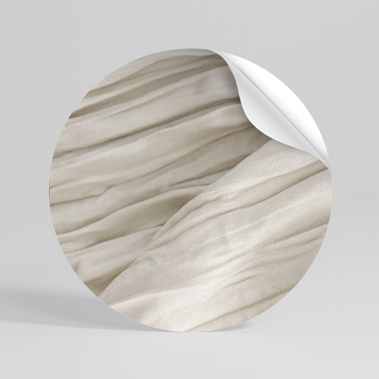 SERENE FOLDS Vinilo adhesivo redondo