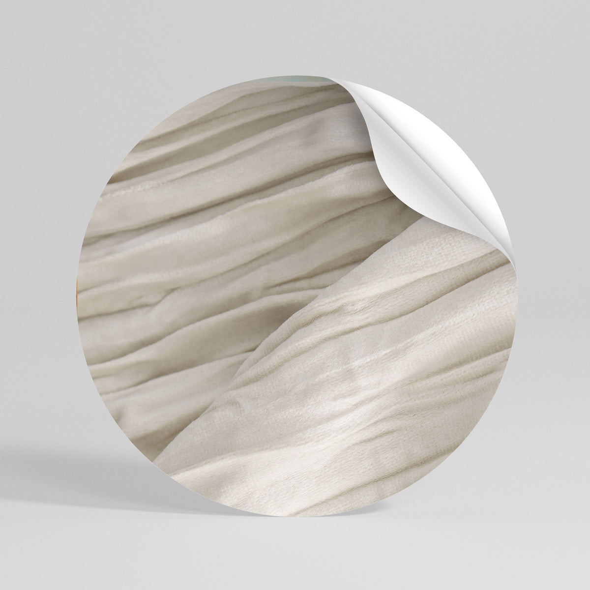 SERENE FOLDS Vinilo adhesivo redondo