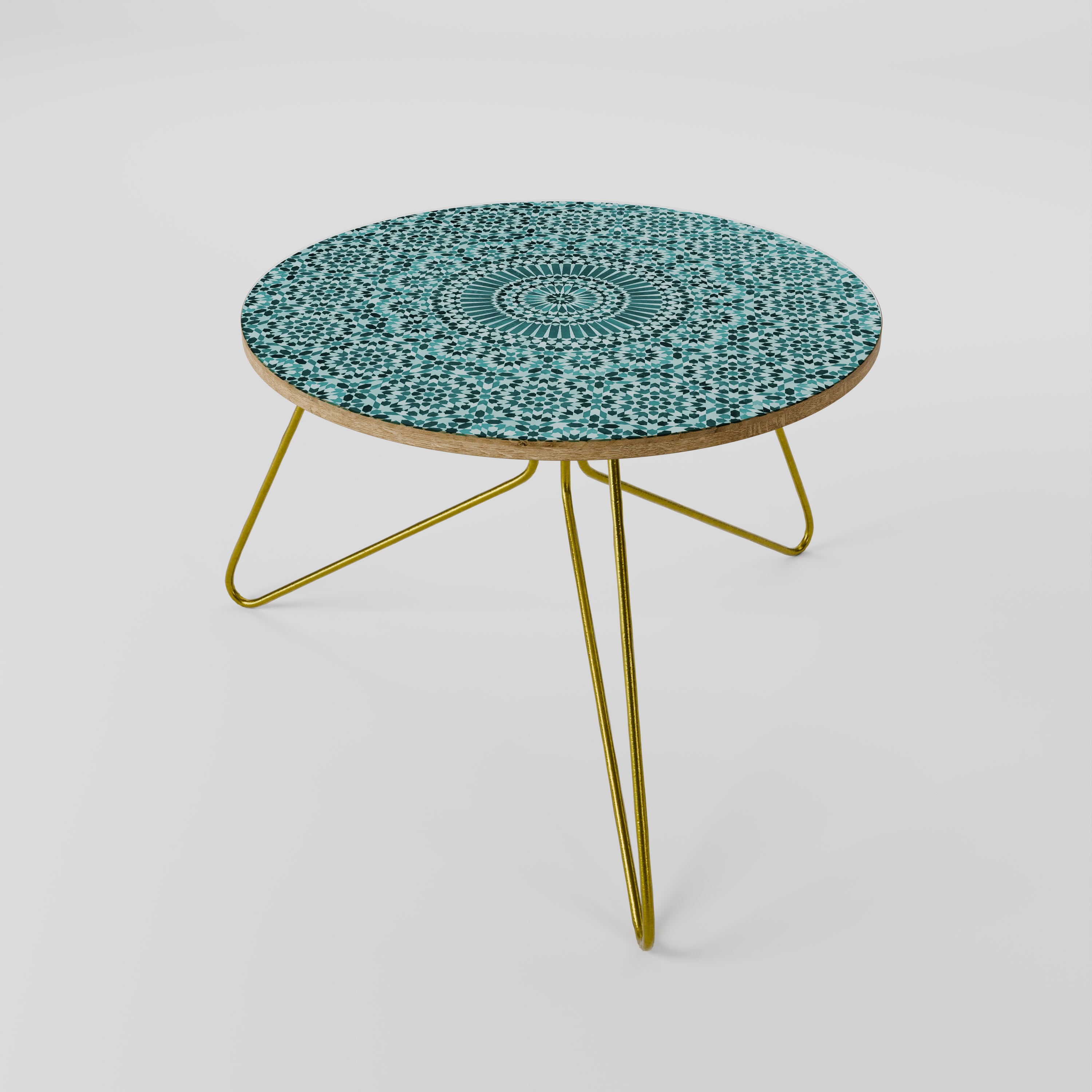 MOROCCAN TURQUOISE Coffee Table 60