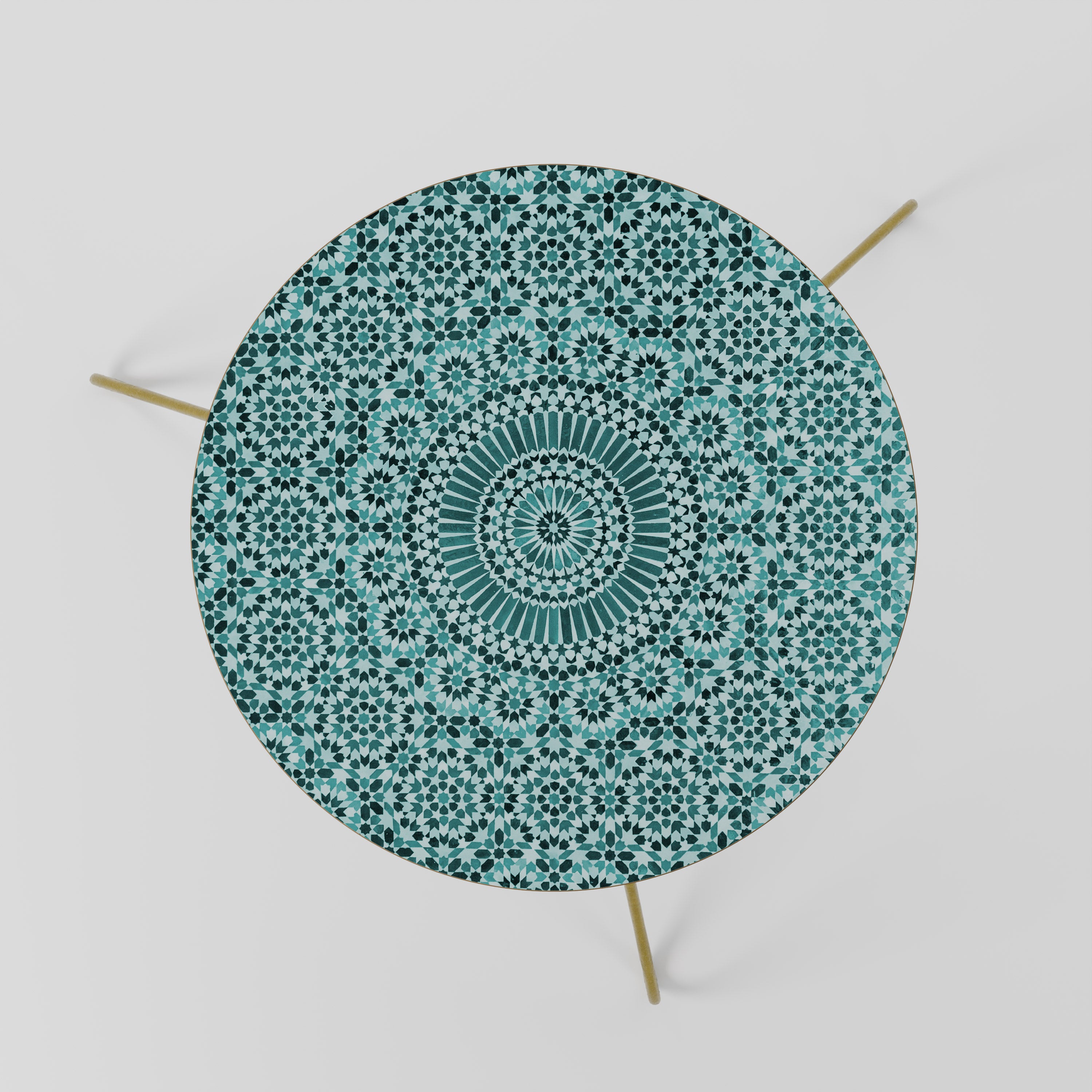 MOROCCAN TURQUOISE Coffee Table 60