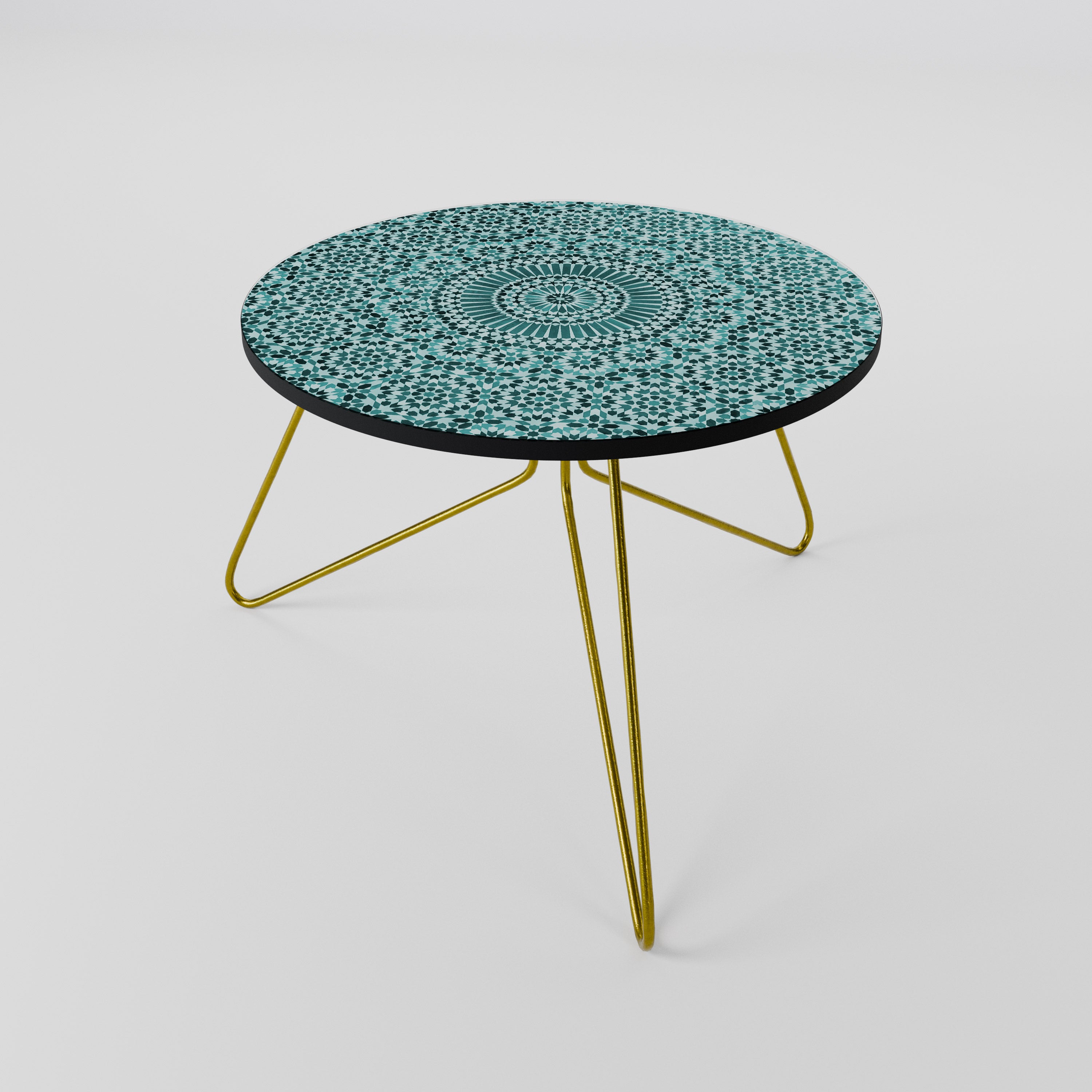 MOROCCAN TURQUOISE Coffee Table 60