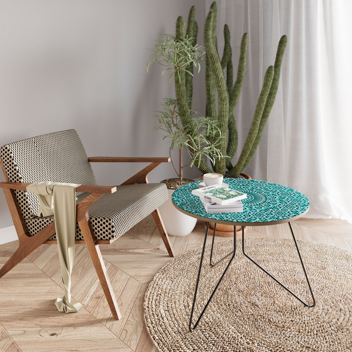 MOROCCAN TURQUOISE Mesa de centro