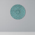 MOROCCAN TURQUOISE Round Wall Art