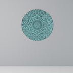 MOROCCAN TURQUOISE Round Wall Art