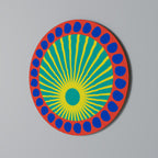 SHIMMER SPECTRUM Decoración de Pared Redonda