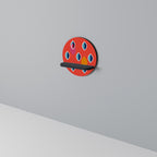 SYNCHRO ON FIRE Estante Redondo Decorativo en Acabado Negro