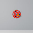 SYNCHRO ON FIRE Estante Redondo Decorativo en Acabado Negro