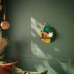 RADIANT RAY Estante Redondo Decorativo en Acabado Negro