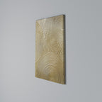 GOLDEN WAVES UNFOLD Cuadro en lienzo vertical
