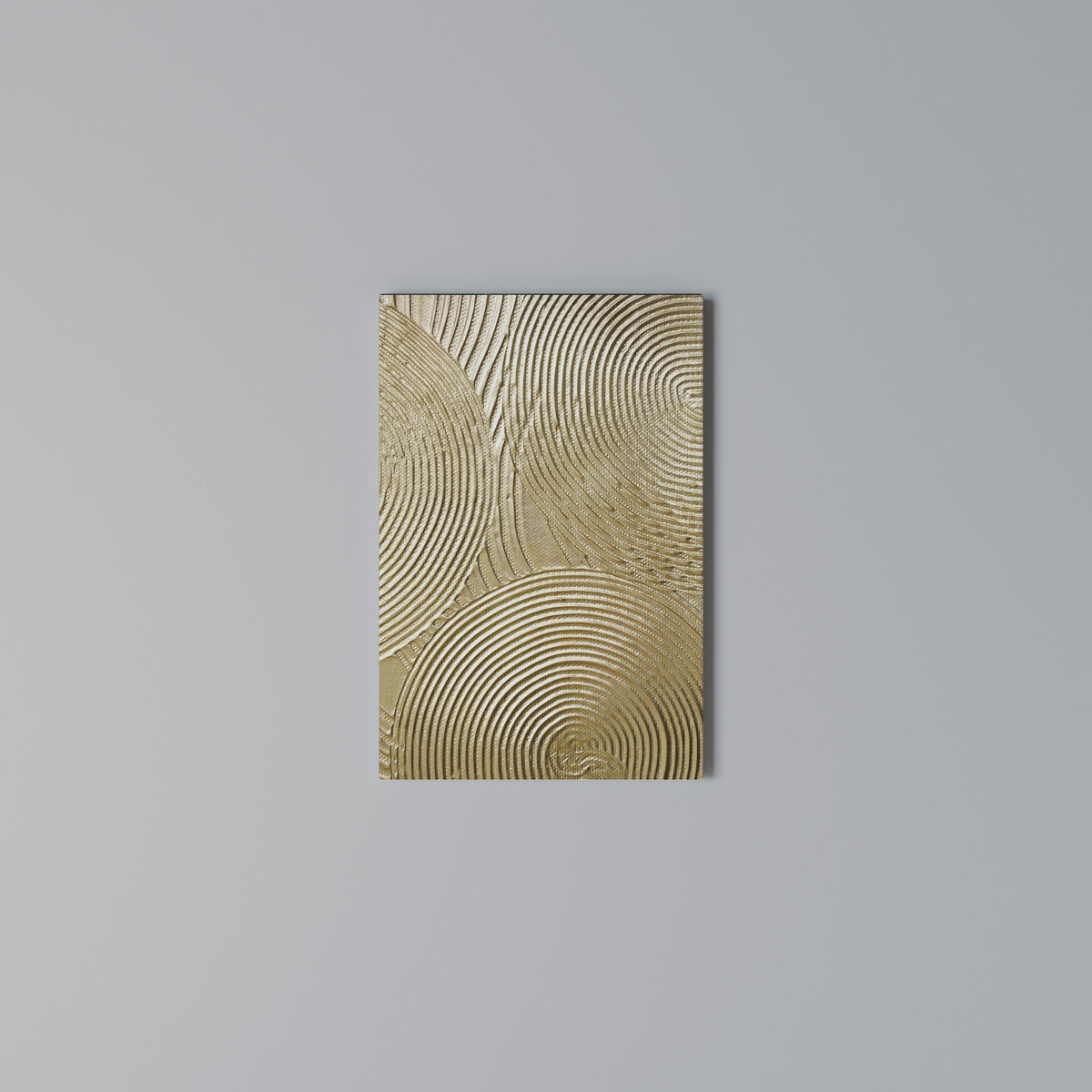 GOLDEN WAVES UNFOLD Cuadro en lienzo vertical