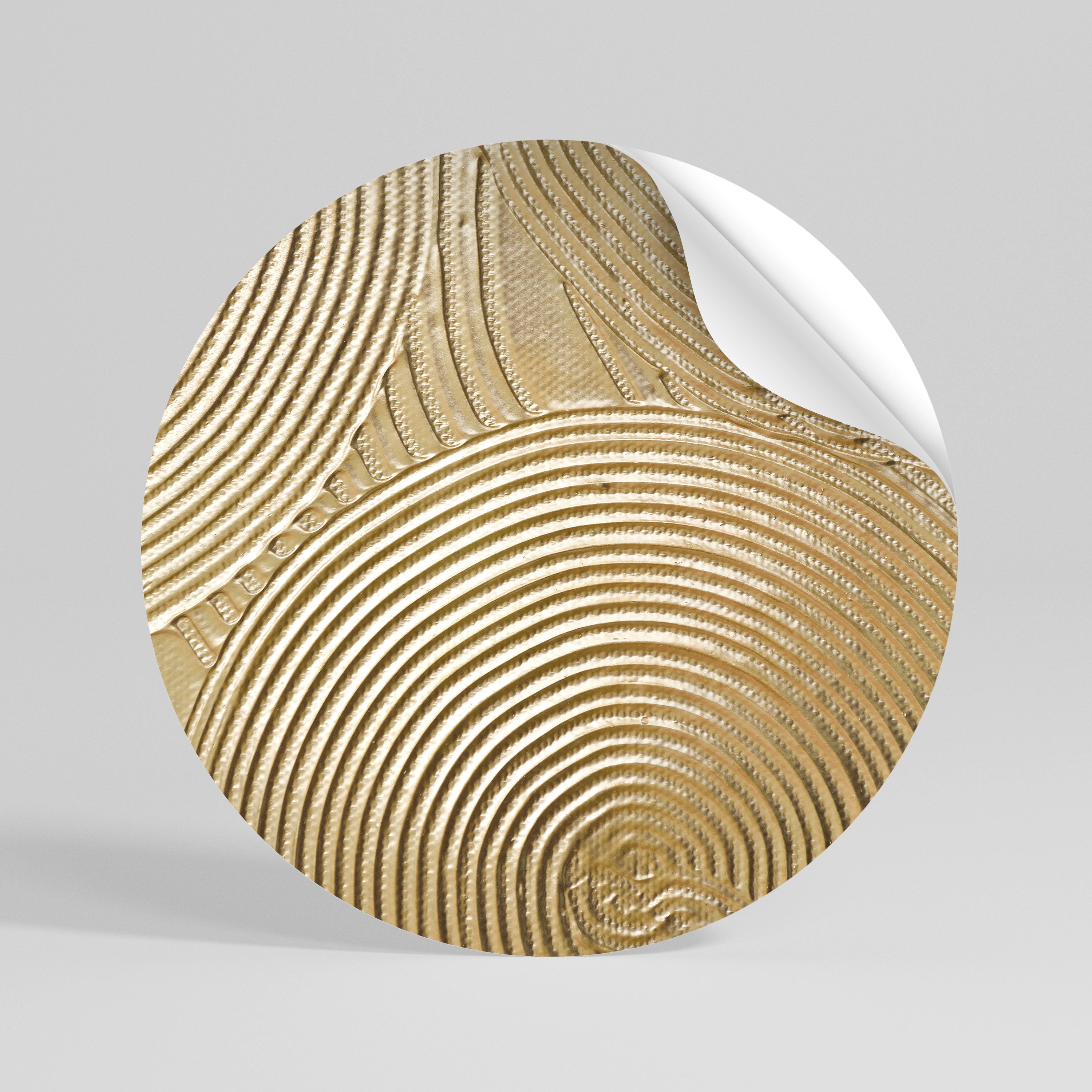 GOLDEN WAVES UNFOLD Vinilo adhesivo redondo