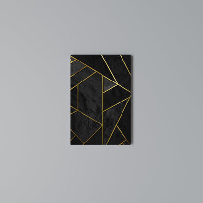 GLINTING GEOMETRIC DREAMS Cuadro en lienzo vertical