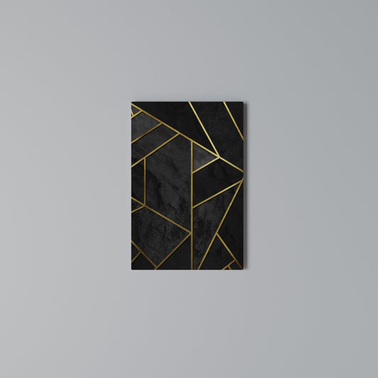 GLINTING GEOMETRIC DREAMS Cuadro en lienzo vertical