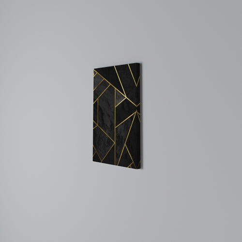 GLINTING GEOMETRIC DREAMS Cuadro en lienzo vertical