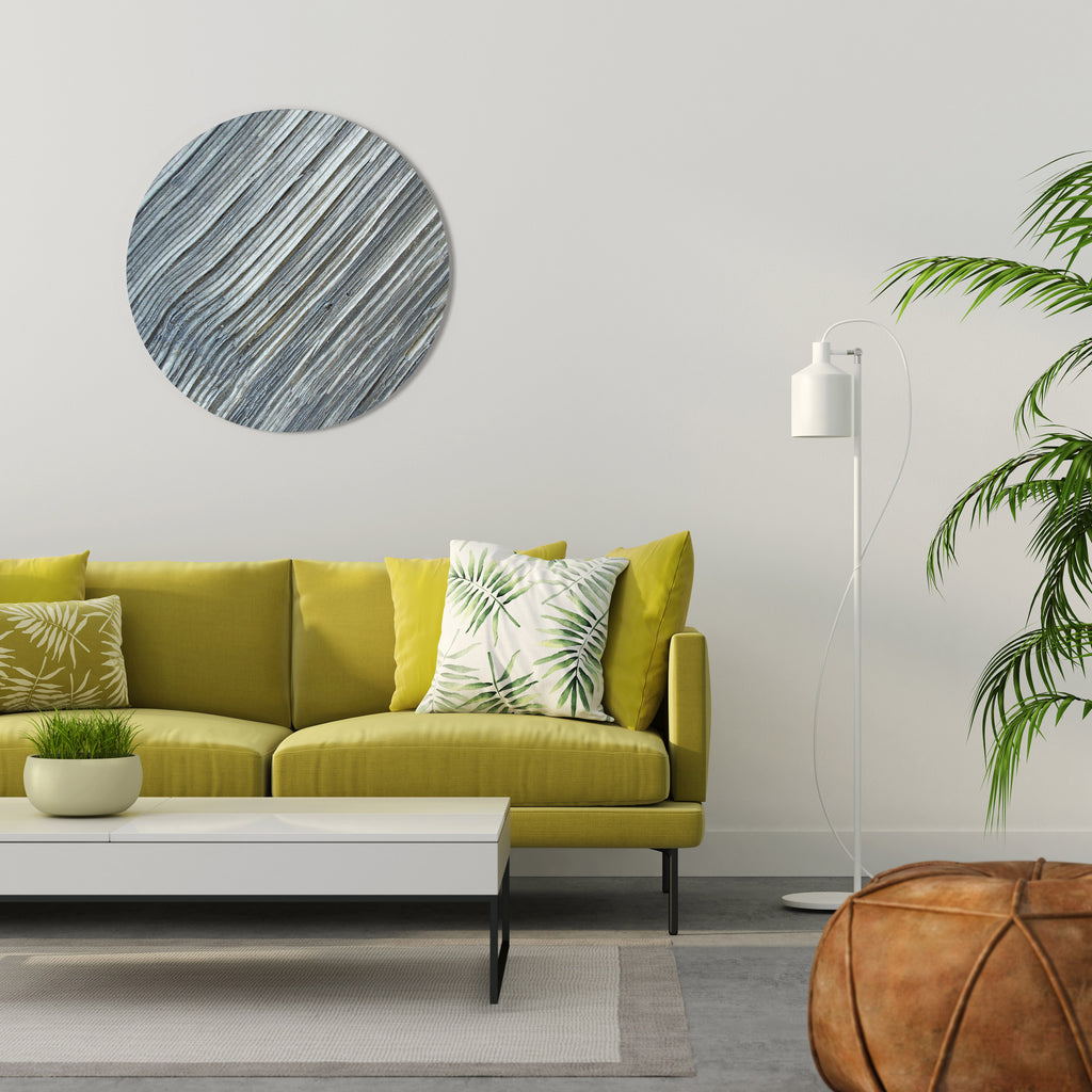 NATURE’S RIBBON RELIC Round Wall Art