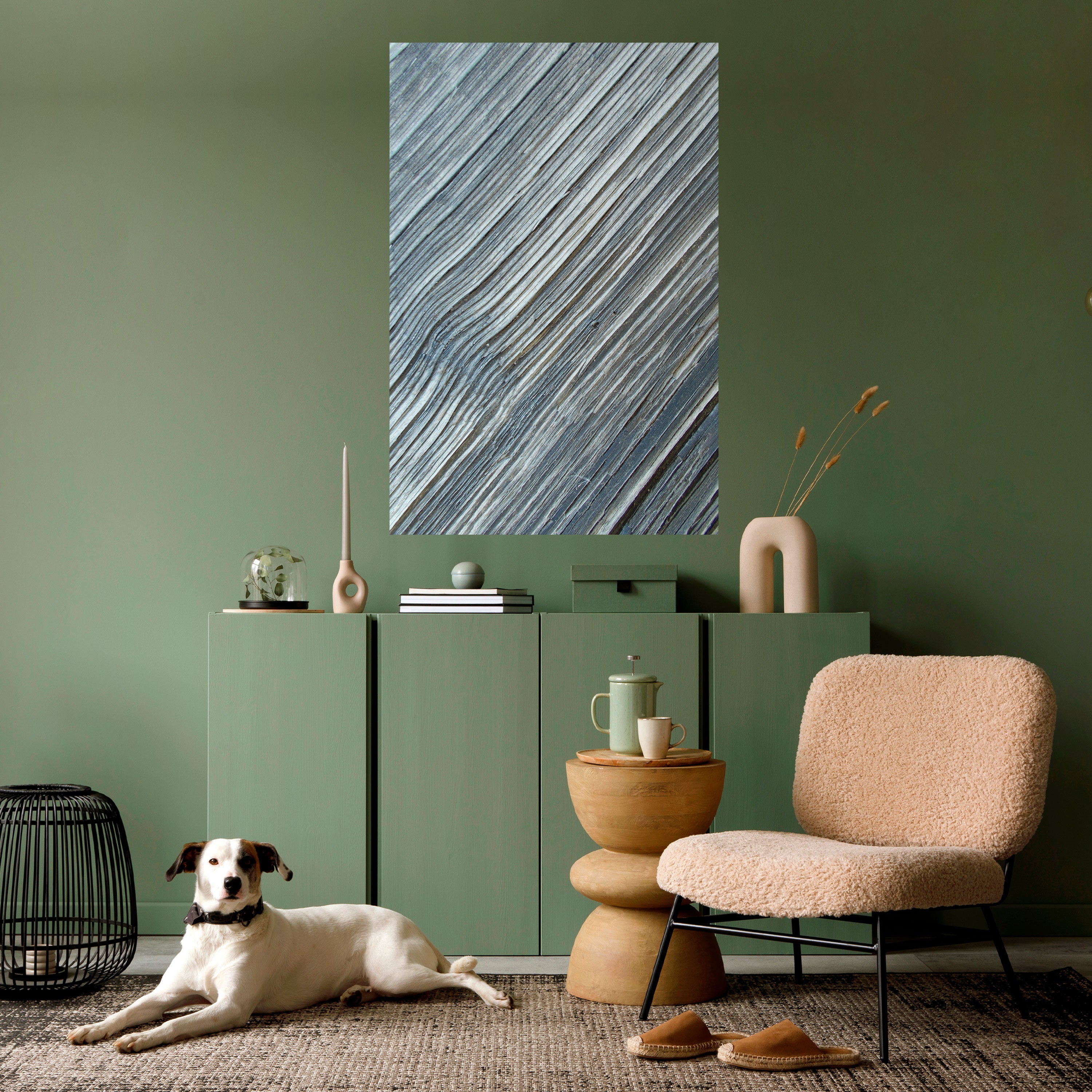 Póster vertical autoadhesivo "RELIQUIA DE LA CINTA DE LA NATURALEZA"