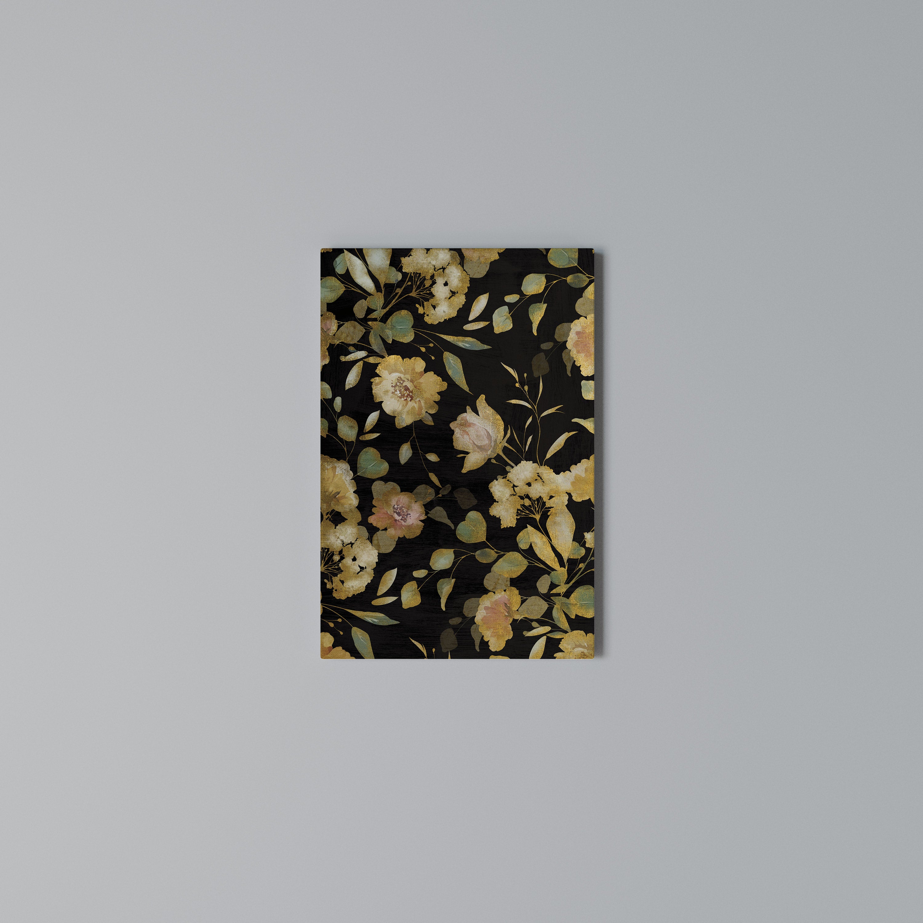 MODEST FLORAL Vertical Canvas Print