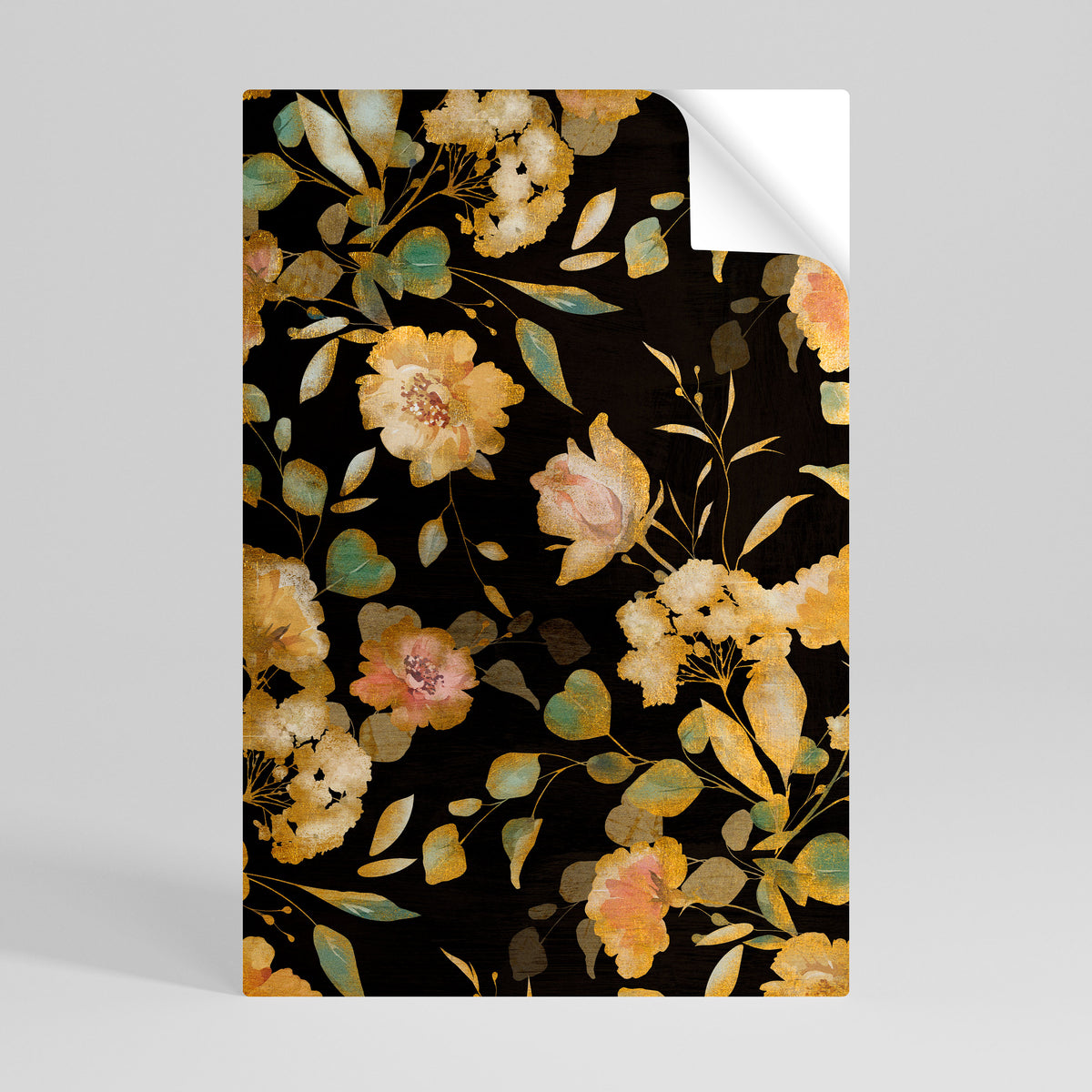 MODEST FLORAL Póster adhesivo vertical