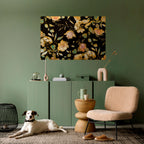 MODEST FLORAL Peel and Stick Horizontal Poster