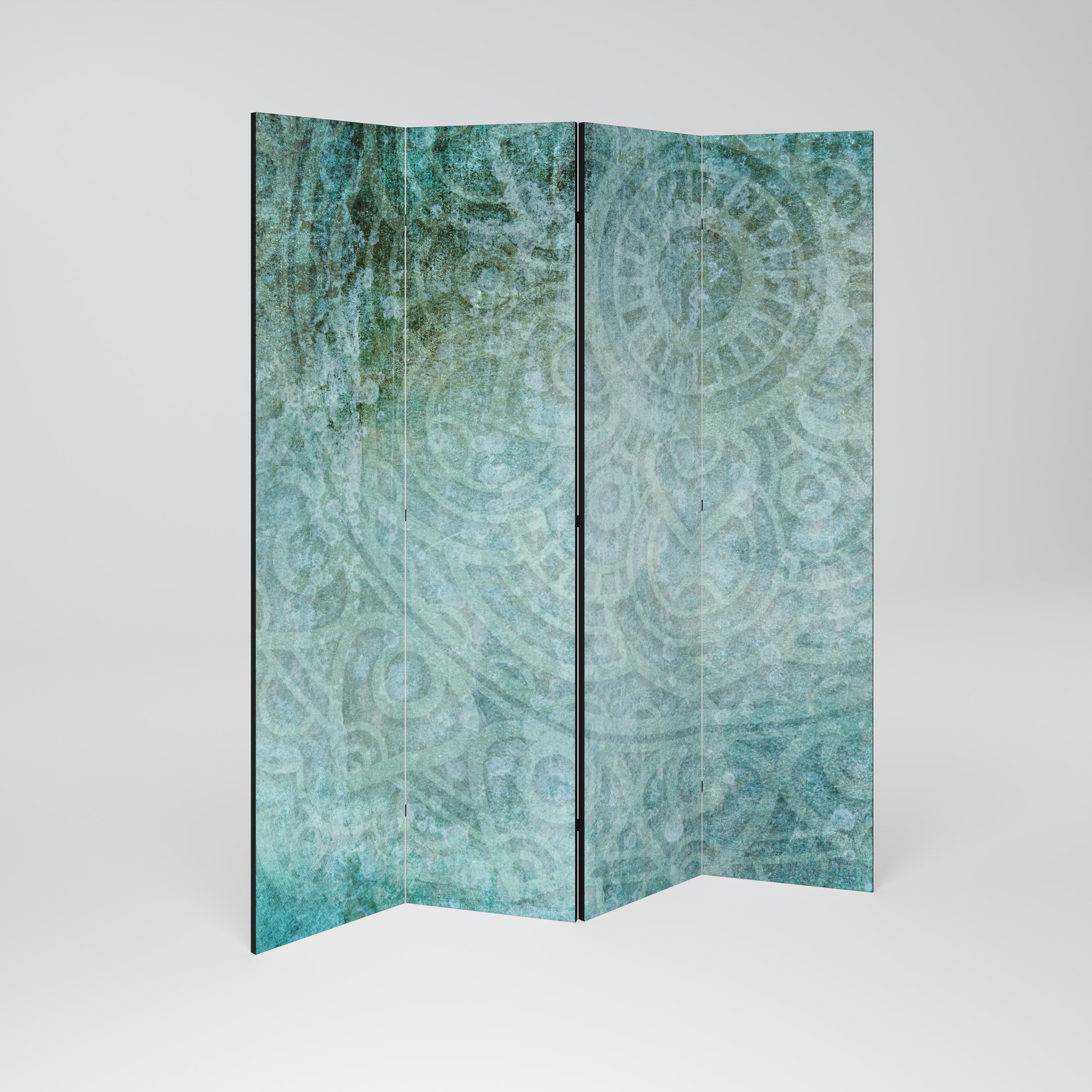 TIMELESS TEXTURAL TIDE Biombo de 4 paneles