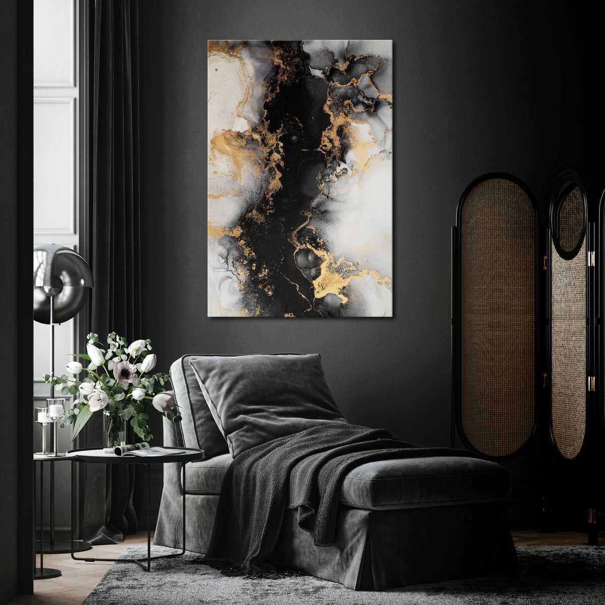 MARBLE OF TOMMORROW Cuadro en lienzo vertical