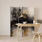 MARBLE OF TOMMORROW 4-Panel Room Divider