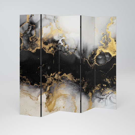MARBLE OF TOMMORROW Biombo de 5 paneles
