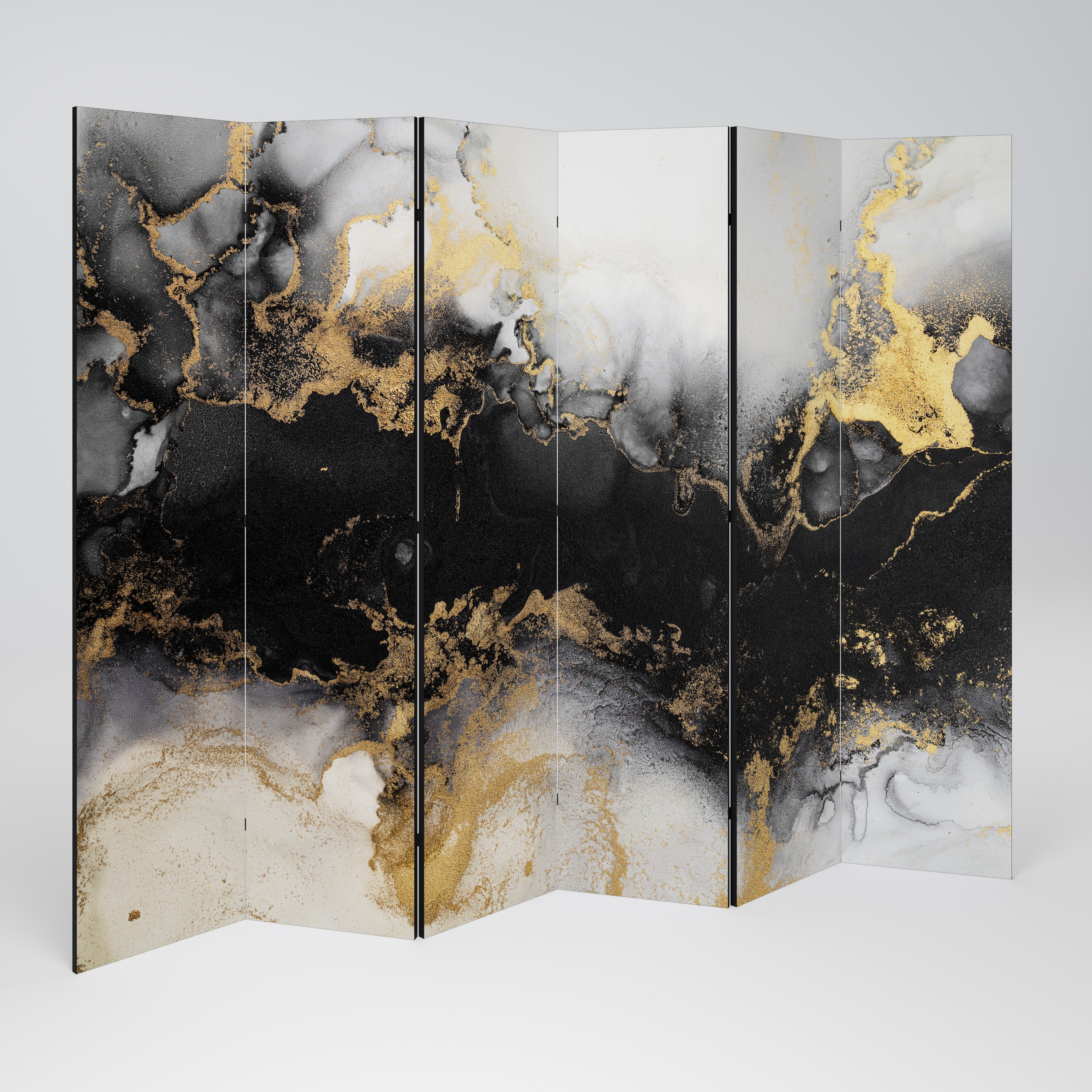 MARBLE OF TOMMORROW 6-Panel Room Divider
