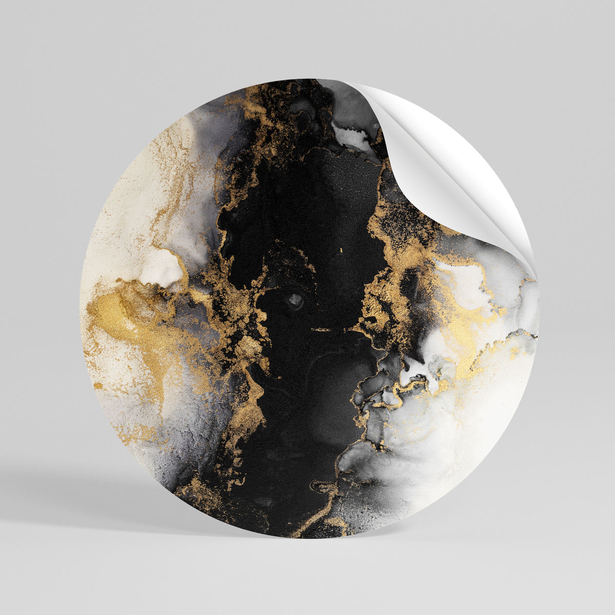 MARBLE OF TOMMORROW Vinilo adhesivo redondo