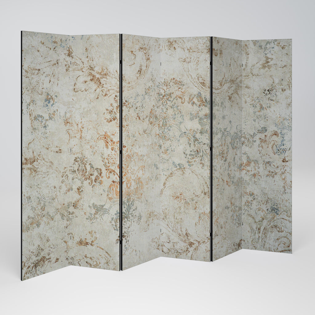 Biombo decorativo de 6 paneles FADED ELEGANCE