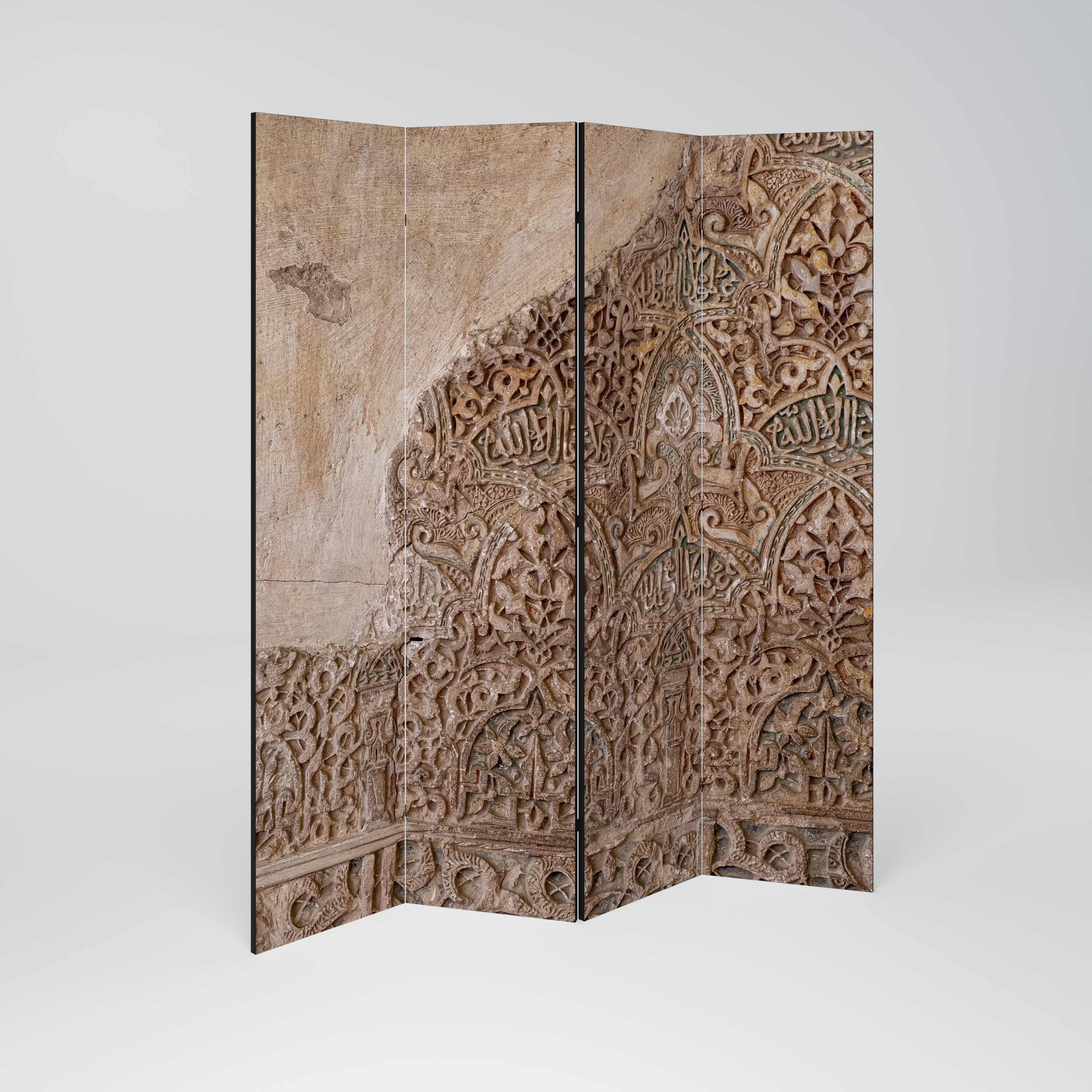 Biombo decorativo de 4 paneles ARABESQUE WHISPERS