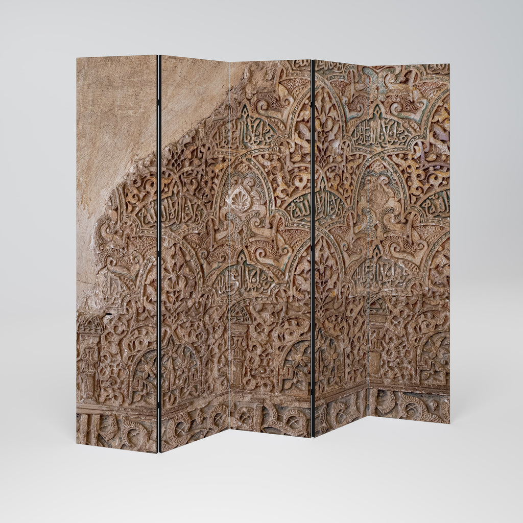 Biombo decorativo de 5 paneles ARABESQUE WHISPERS