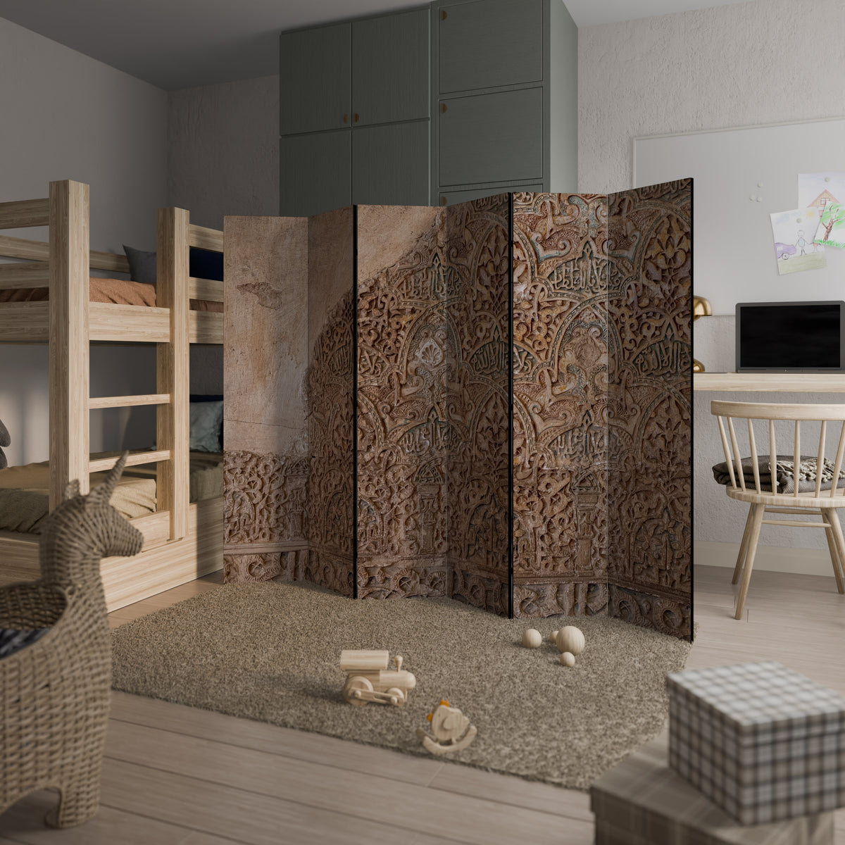 ARABESQUE WHISPERS Biombo de 6 paneles
