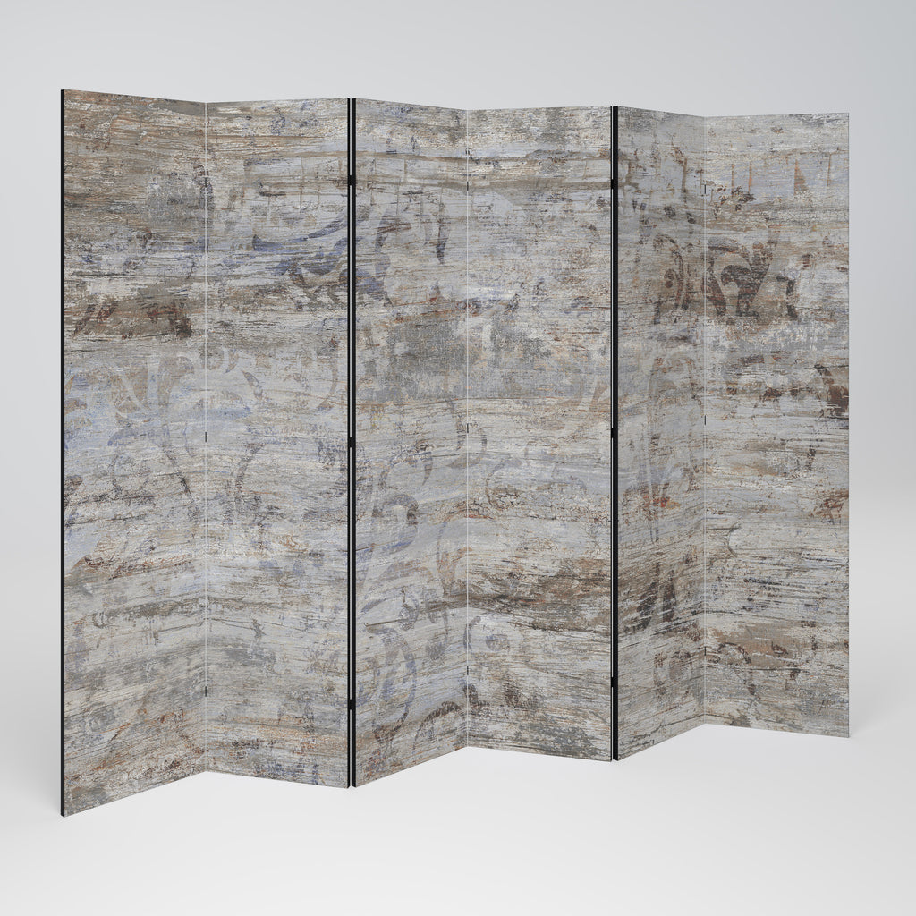 Biombo decorativo de 6 paneles MYSTIC PATINA
