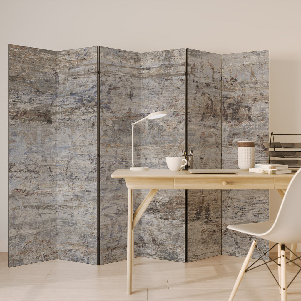 Biombo decorativo de 6 paneles MYSTIC PATINA