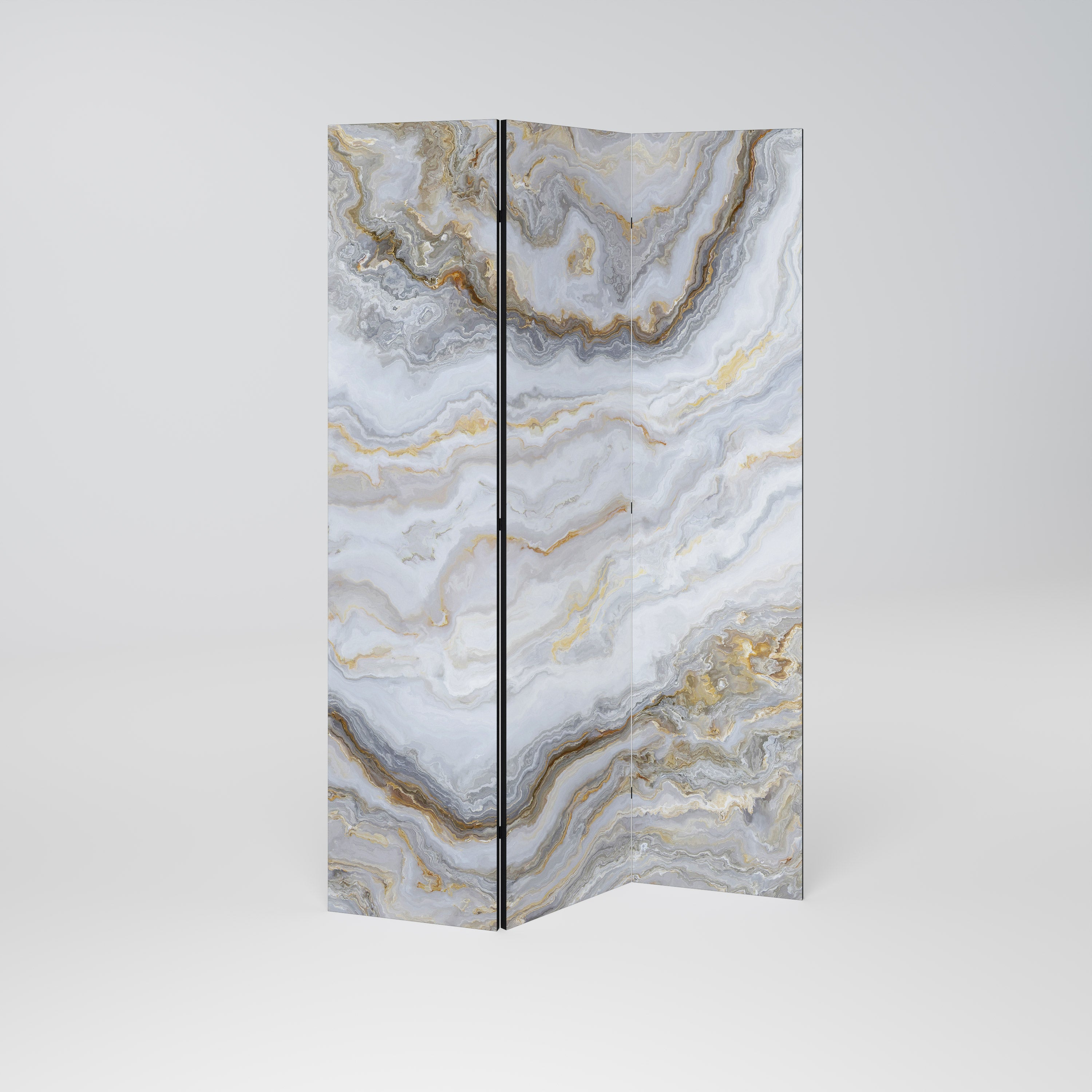 Biombo decorativo de 3 paneles GOLDEN RIDGES